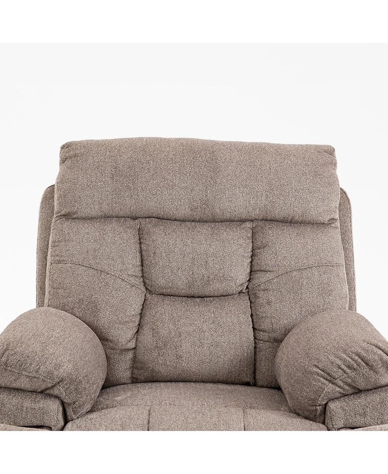 Boyel Living Electric Lift Recliner Chair with Heating and Massage, Power Lift Sofa Chair with 2 Cup Holders, Storage Pocket, 2 remote controls