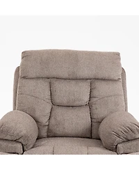 Boyel Living Electric Lift Recliner Chair with Heating and Massage, Power Lift Sofa Chair with 2 Cup Holders, Storage Pocket, 2 remote controls