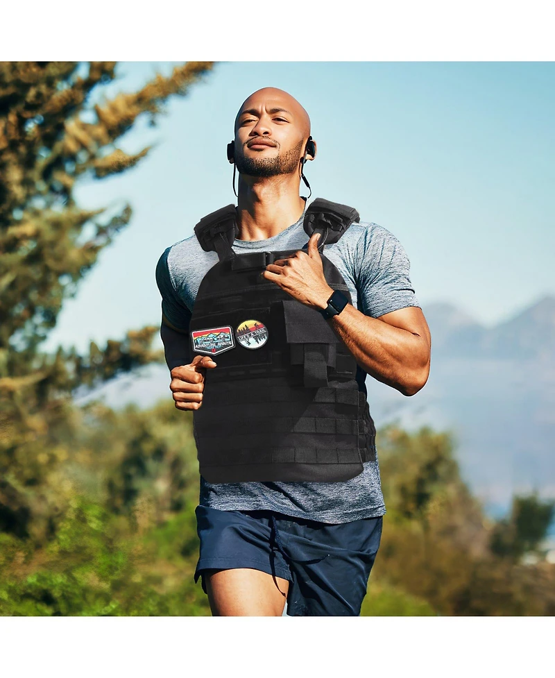 Mecale Weighted Vest, 40 lb Adjustable Workout Vest for Men and Women, Strength and Endurance Training for Running, Jogging and Fitness