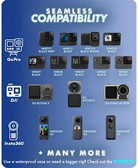 Movo DiveRig4 Diving Rig Bundle with Waterproof Led Light