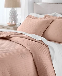 Charter Club Bailey Scallop Rose 3-Piece Quilt Set, Full/Queen, Macy's Exclusive