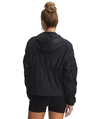 Under Armour Women's Rival Woven Bungee Full-Zip Jacket