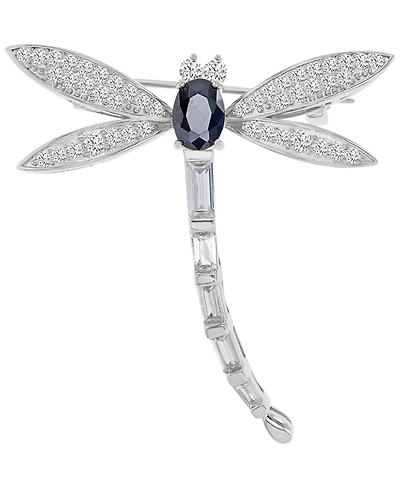 Macy's Cubic Zirconia Dragonfly Pin Brooch