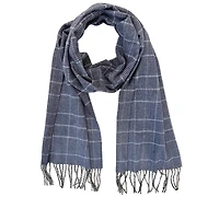 V. Fraas Men's Prince of Wales Plaid Scarf