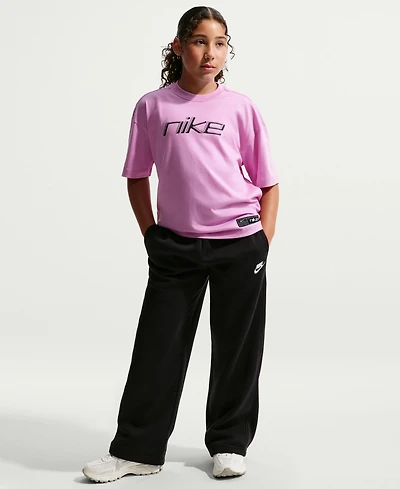 Nike Sportswear Girls' 7-16 Loose Open-Hem Pants