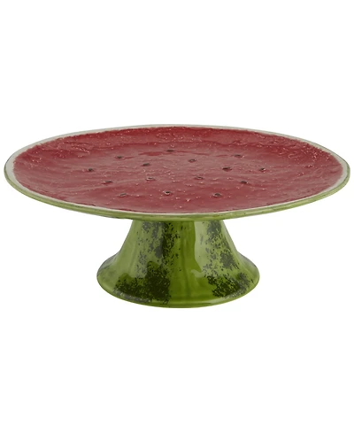 Bordallo Pinheiro Watermelon Large Cake Stand