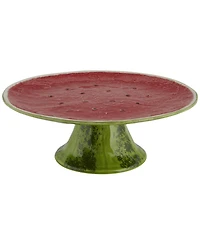 Bordallo Pinheiro Watermelon Large Cake Stand