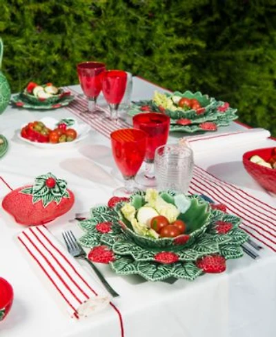 Bordallo Pinheiro Strawberries Dinnerware Serveware Collection