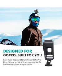 Movo Gpr-5 GoPro Camera Case with VXR10 Microphone Bundle