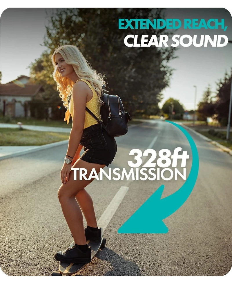 Movo Wmx-2-duo Dual Wireless Lavalier Microphone System with Charging Case for Cameras