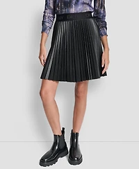 Dkny Women's Pleated Mini Skirt