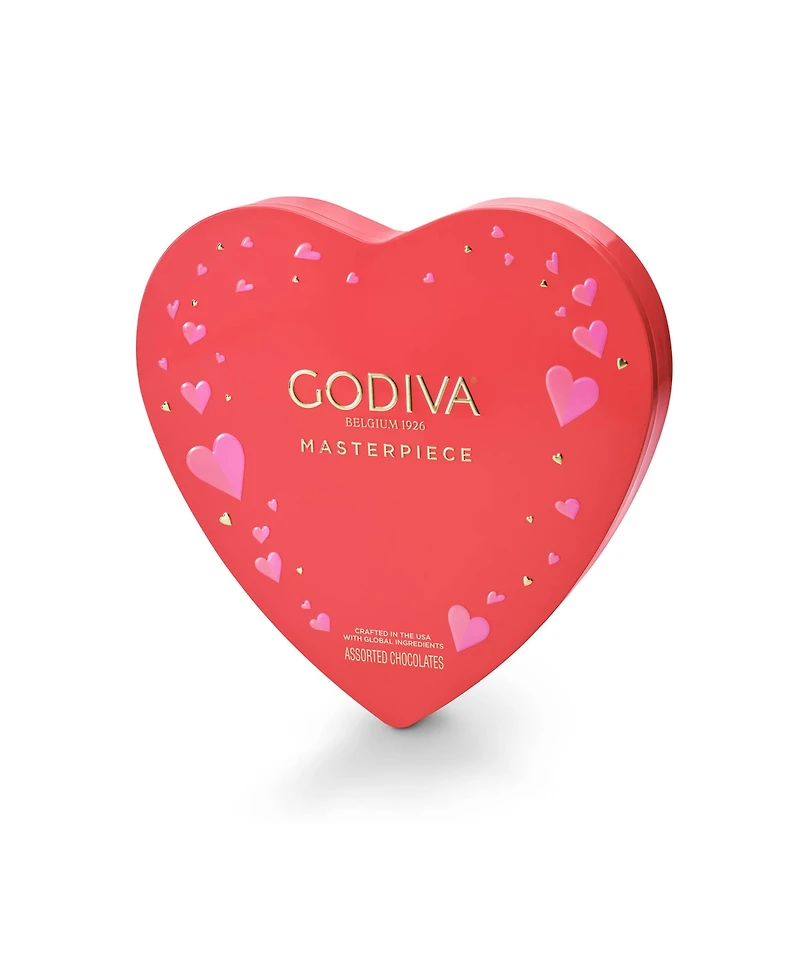 Godiva Valentine's Day Masterpiece Heart Tin, 20-Pc.