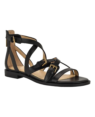 Guess Women's Yaris Strappy Buckled Gladiator Sandals