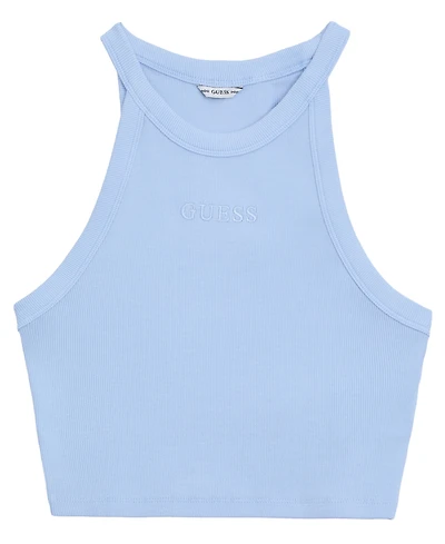 Guess Girls' 7-16 Garment Dye Rib Scoop Neck Top