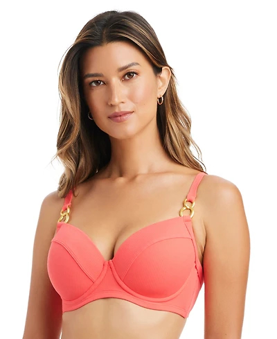 Bleu by Rod Beattie Women's Sweetheart Neck Bikini Bra Top