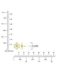 Macy's Cubic Zirconia Daisy Flower Stud Earring