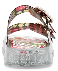 Betsey Johnson Women's Landin Round Toe Flat Sandals
