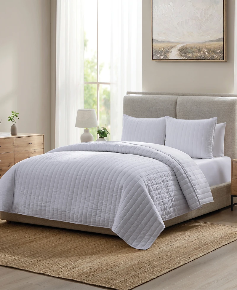 Becki Owens Di Stripe 3-Pc. Quilt Set, King