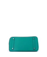 Pre-Owned Hermes Birkin 30 Handbag Clemence with Palladium Hardware