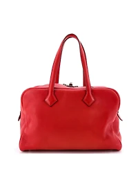 Pre-Owned HERMES 35 Victoria Ii Bag Clemence