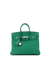 Pre-Owned HERMES Birkin Handbag Togo with Palladium Hardware