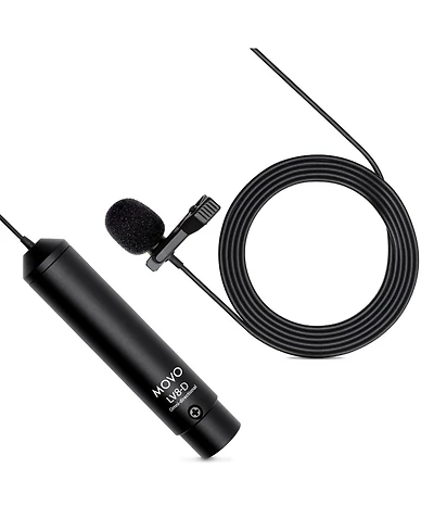 Movo LV8-d Broadcast-Quality Xlr Lavalier Omni-Directional Wired Microphone