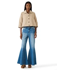 Steve Madden Women's Rhode Button-Front Jacket