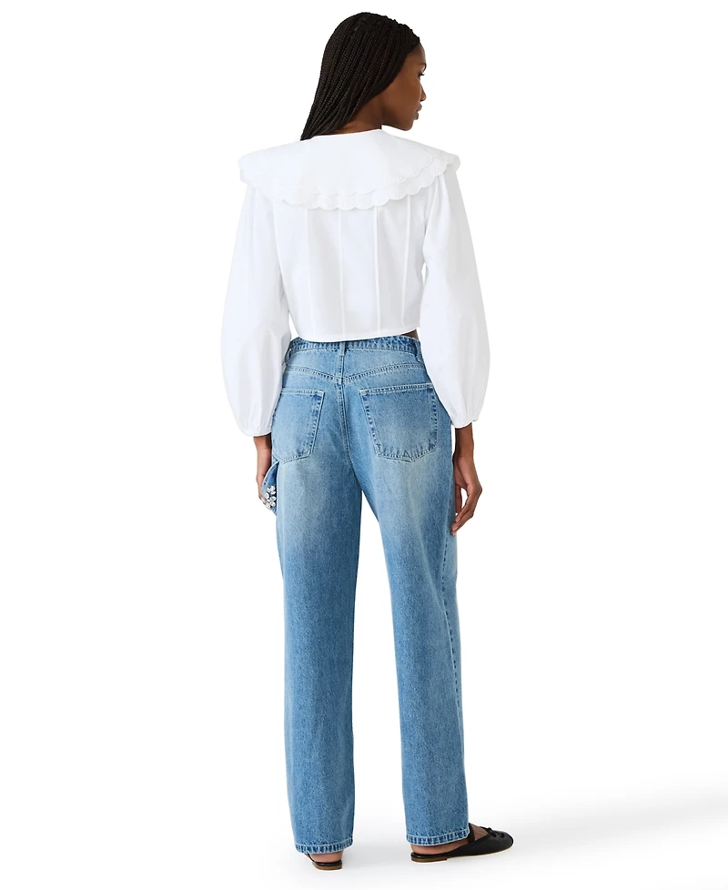 Steve Madden Women's Wrenn Long-Sleeve Top