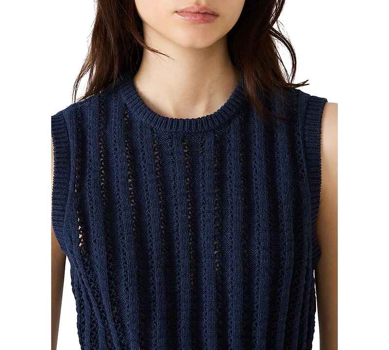 Steve Madden Women's Embree Collared Sweater Vest