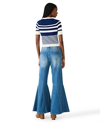 Steve Madden Women's Stacia Wide Leg Jeans