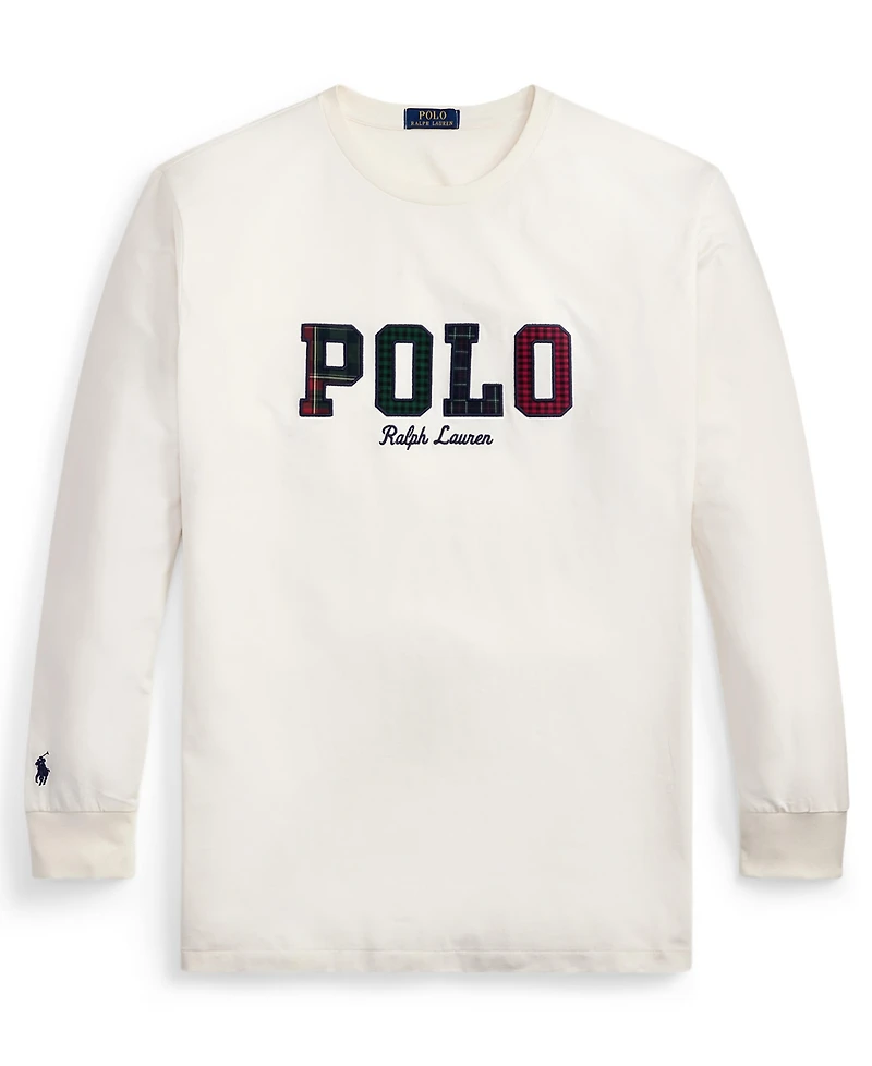 Polo Ralph Lauren Men's Big & Tall Long-Sleeve Graphic T-Shirt