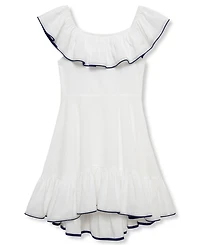 H by Habitual Girls' 7-16 High-Low Ruffle Dress