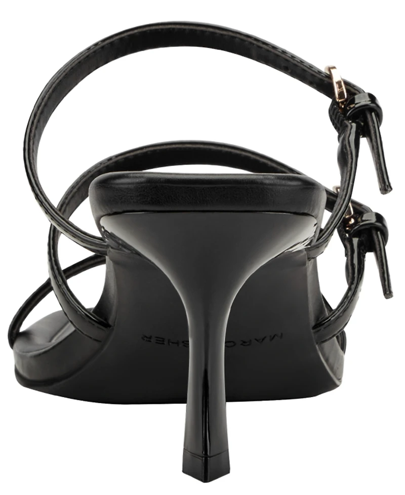 Marc Fisher Women's Dressi Strappy Slip-On Dress Sandals