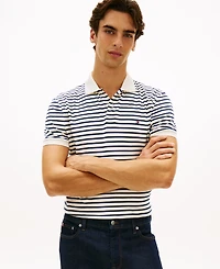 Tommy Hilfiger Men's Interlock Stripe Regular-Fit Polo Shirt