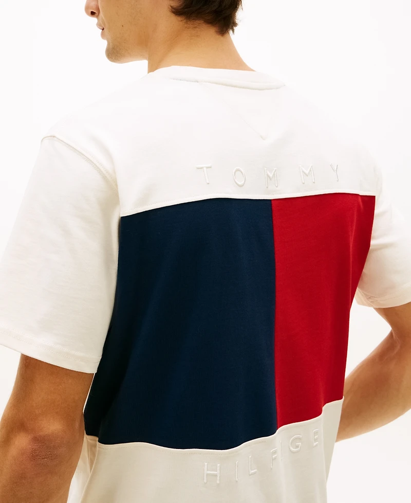 Tommy Hilfiger Men's Crewneck Flag Graphic T-Shirt