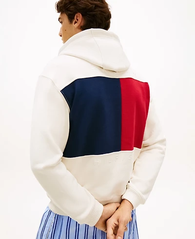 Tommy Hilfiger Men's Embroidered Flag Hoodie, Regular and Big & Tall