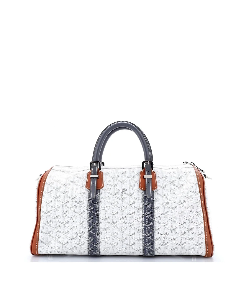 Pre-Owned Goyard 35 Croisiere Bag Coated Canvas