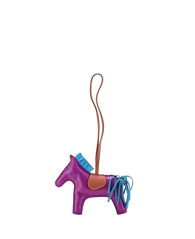 Pre-Owned HERMES Mm GriGri Rodeo Bag Charm Leather