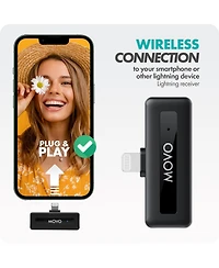 Movo VXR10 Shotgun Mic with Wm-VXR10 Wireless Microphone Adapter and Tripod