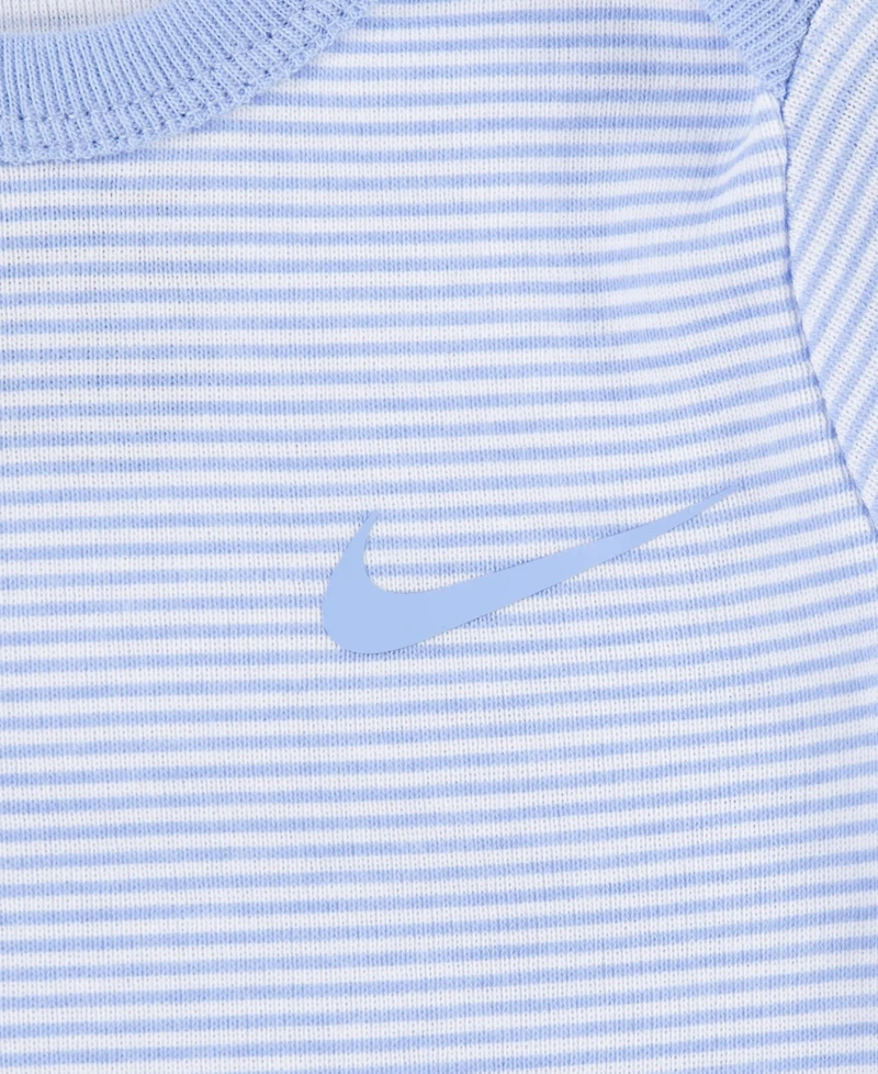 Nike Baby Boys' and Girls' Crewneck Bodysuits Pants, 3-Piece Set