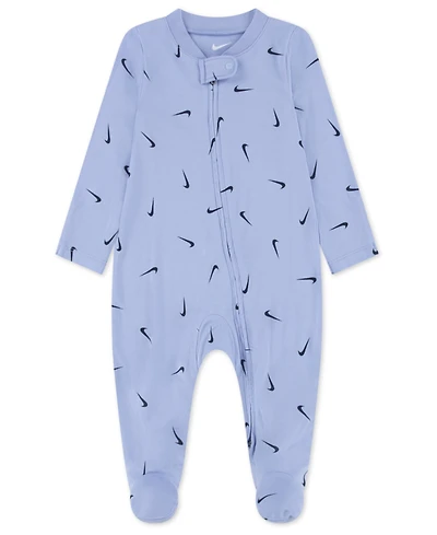 Nike Baby Boys' and Girls' Printed Viscose Footed Coverall