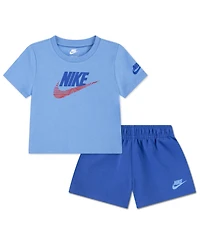Nike Baby Boys' The Zone French Terry T-Shirt and Shorts, 2-Piece Set