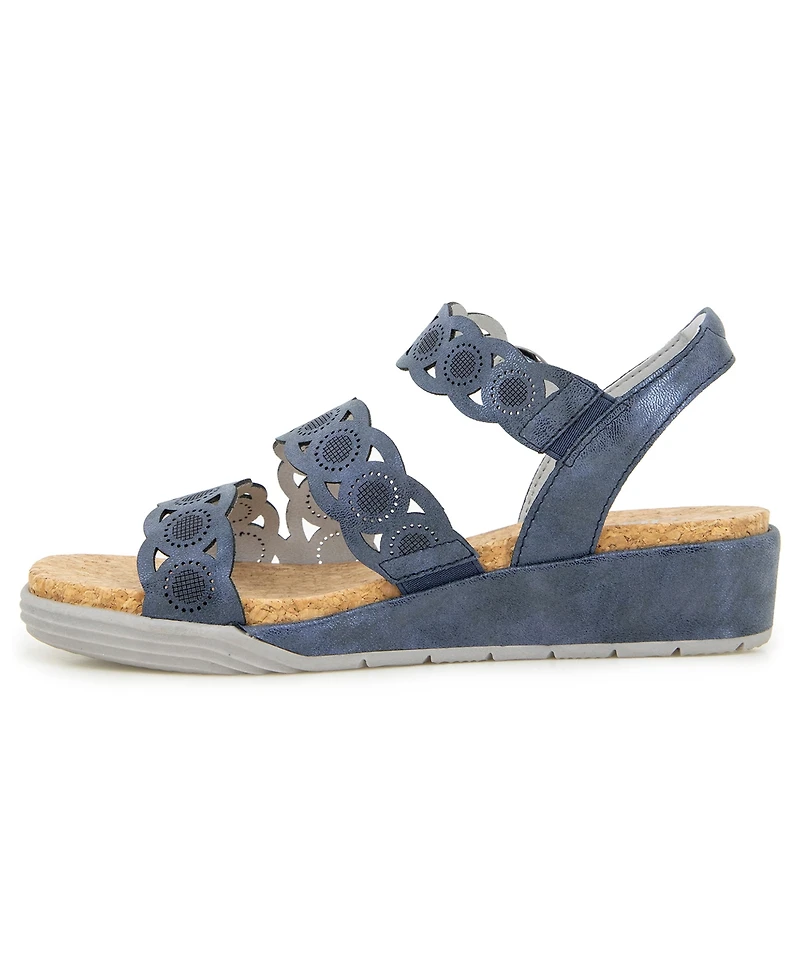 Jbu Women's Winona Round Toe Casual Sandals