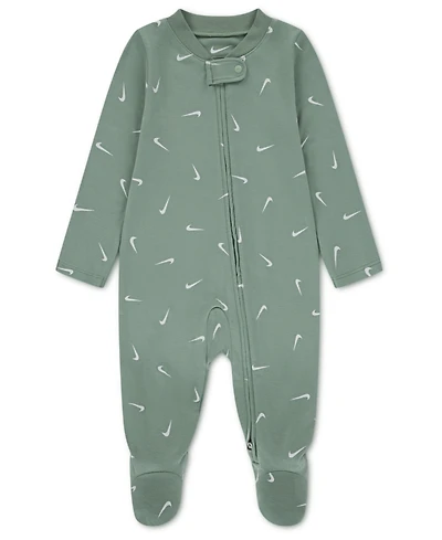 Nike Baby Boys' and Girls' Printed Viscose Footed Coverall