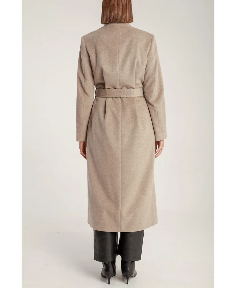 1982 Women's Cashmere Belted Long Coat