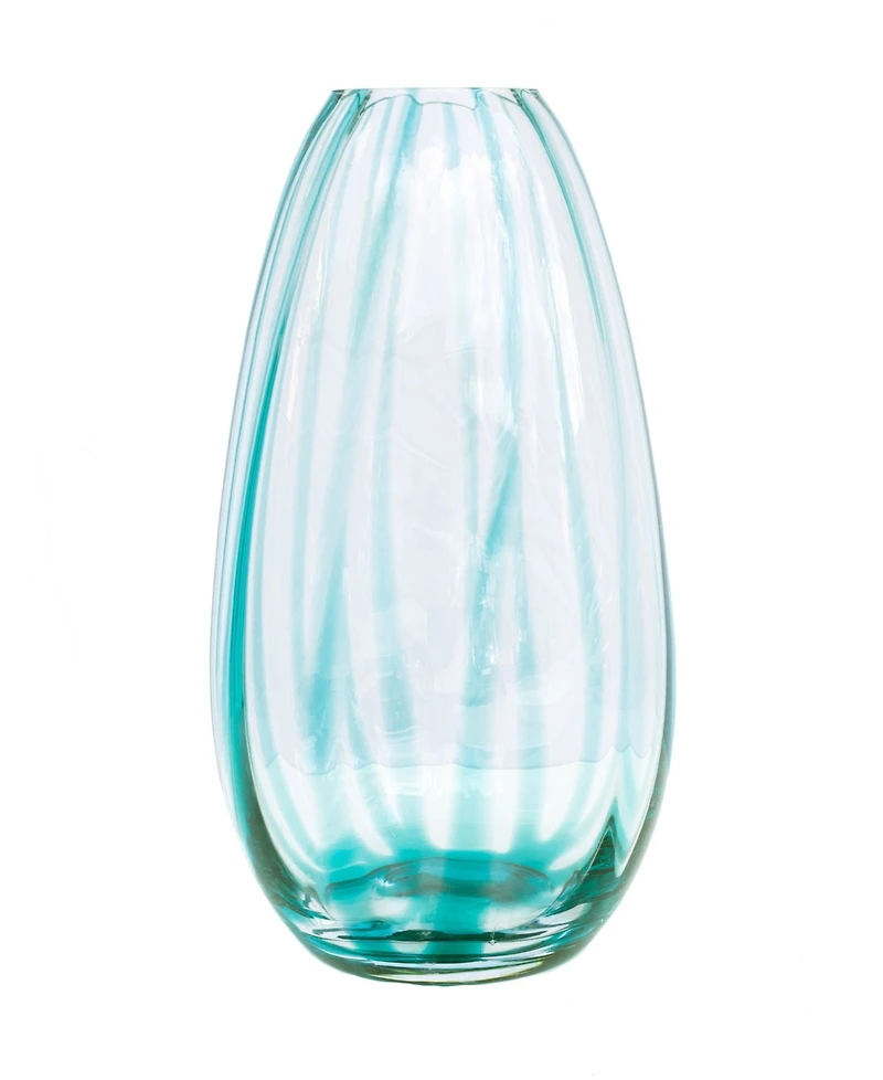 Vietri Bolla Glass Medium Pleated Vase