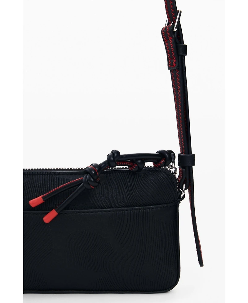 Desigual Women's Small textured crossbody wallet