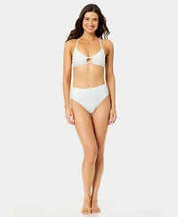 California Waves Women's Ditsy Wide Rib Swim Bralette