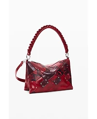 Desigual Women's Medium square snake bag