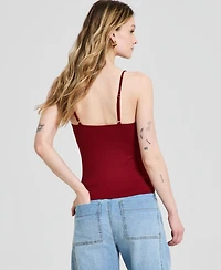 And Now This Women's Seamless Lace-Trim Rib-Knit Tank Top, Macy's Exclusive